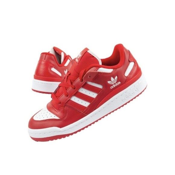 MENS Adidas Originals Forum Low Street Style Low-Top Sneakers HQ1495 - Picture 2 of 12